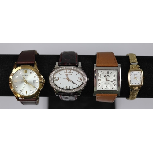 142 - 4 quartz watches all in working order