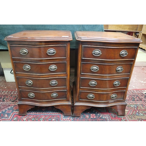 280 - Pair of shaped bedside tables