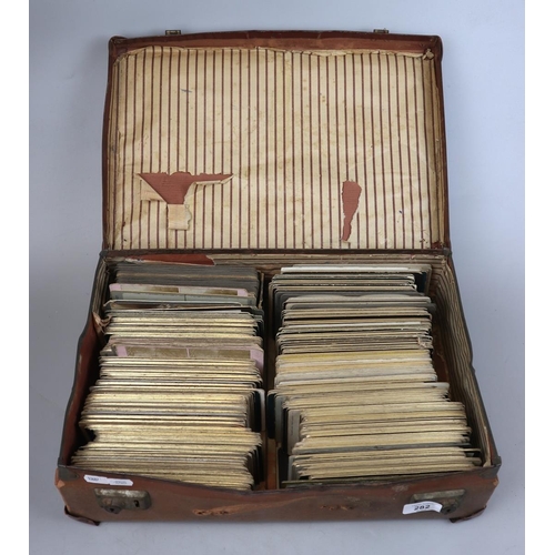 282 - Good collection of stereoscope cards circa 1900s