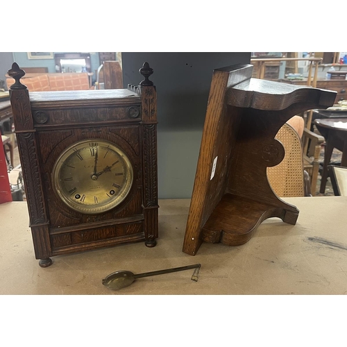 315 - Victorian bracket clock with bracket