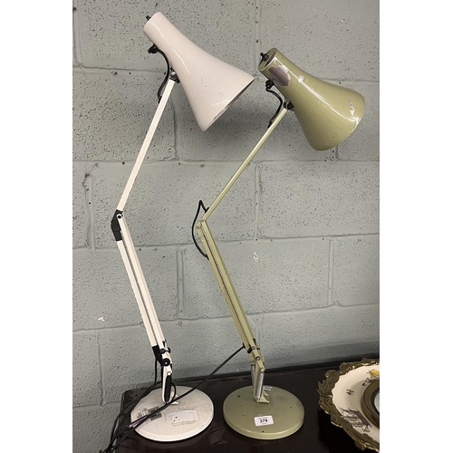 379 - 2 Anglepoise lamps