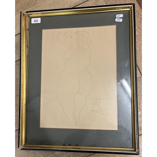 459 - Original etching - Nu de Dos - Pablo Picasso