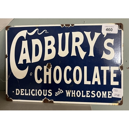 460 - Cadbury's Chocolate enamel sign - Reproduction