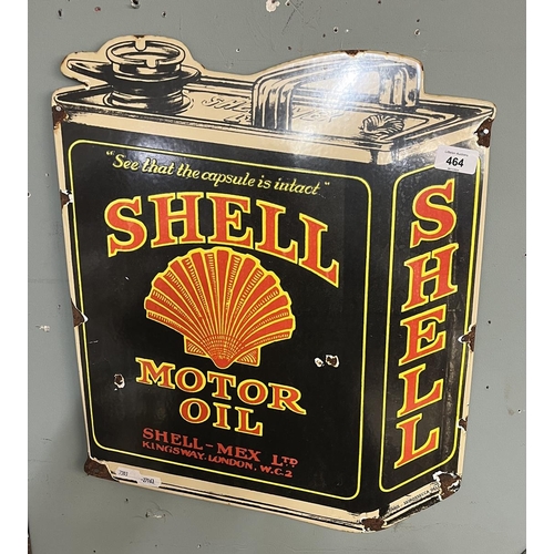 464 - Shell Motor Oil enamel sign - Reproduction