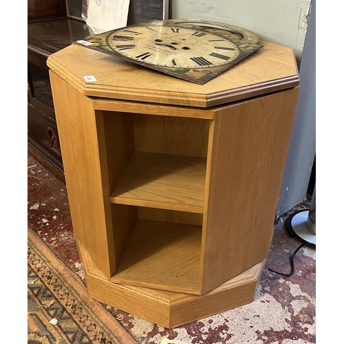 479 - Oak revolving bookcase