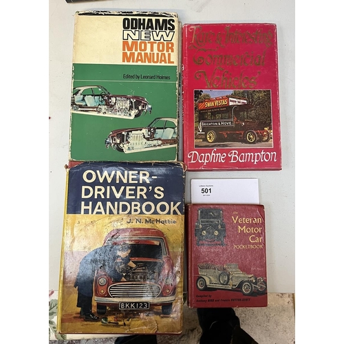 501 - 4 books - Cars etc.