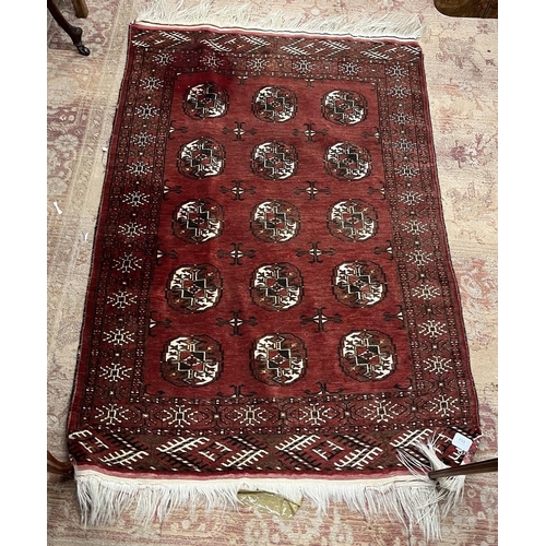 552 - Afghan Bokhara rug - Approx 164cm x 101cm