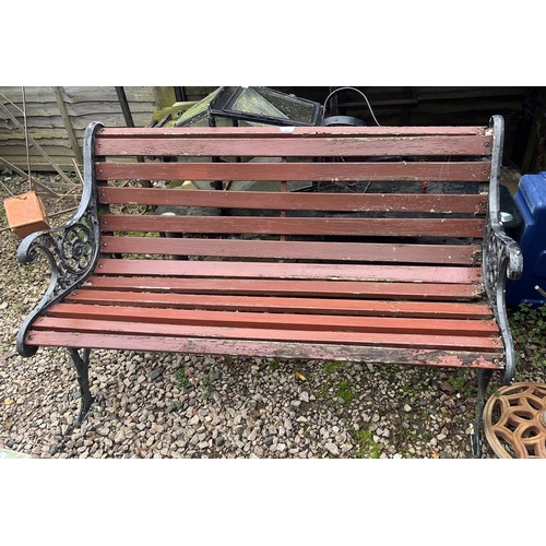 562 - Garden bench A/F