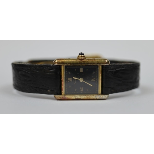 150 - Ladies Cartier watch with box and COA