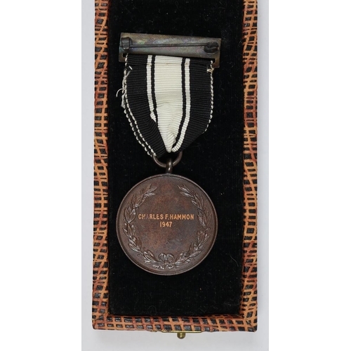 156 - Rare Southern Railway, St John Ambulance medal to Charles F Hammon dated 1947 for 7 years service (1... 