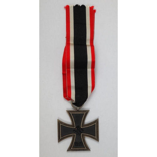 159 - Third Reich Iron Cross 2nd Class and documentation to Lieutenant Heinz Schluter 5th Company 391st In... 