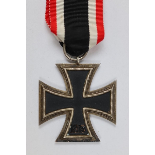 159 - Third Reich Iron Cross 2nd Class and documentation to Lieutenant Heinz Schluter 5th Company 391st In... 