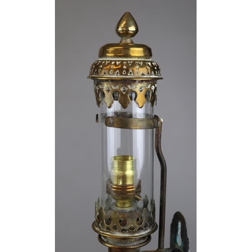 188 - Pair of Great Western Railway wall lamps - Approx H: 35cm