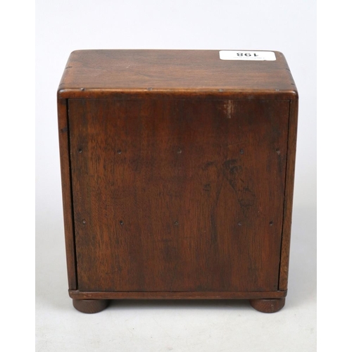 198 - Small chest of 3 drawers - Approx W: 15cm D: 9cm H: 17cm