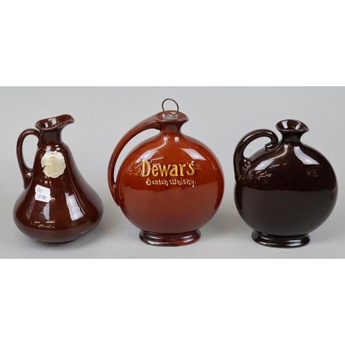 207 - 3 Royal Doulton Dewar's whisky decanters