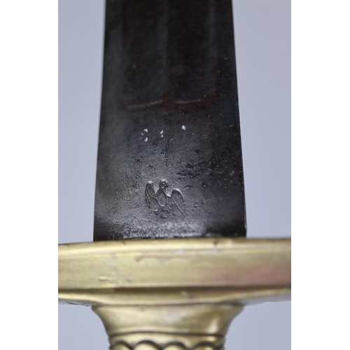 229 - Replica US Army 1832 infantry short sword, ricasso mark 1841 WS, reverse eagle