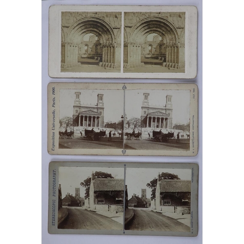 282 - Good collection of stereoscope cards circa 1900s