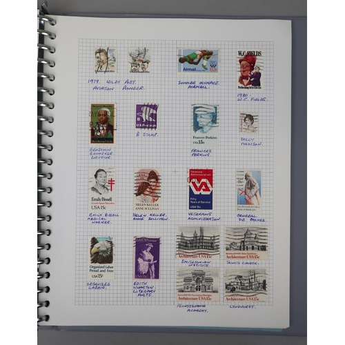 285 - Stamps - 2 albums of USA stamps 1870-1983 and 1984-1988