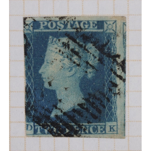 286 - Stamps - Good collection of GB stamps to include QV 1840 Penny Black, 2d blue and many 1d reds. Penn... 