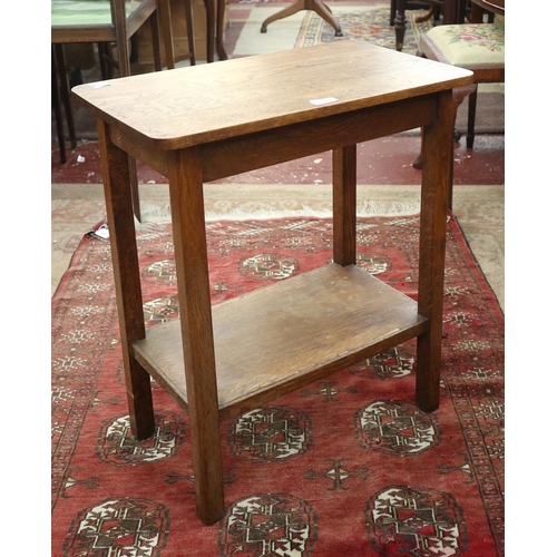 313 - Oak 2 tier occasional table