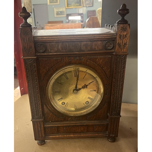 315 - Victorian bracket clock with bracket