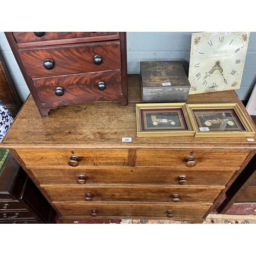 358 - Chest of 2 over 3 drawers - Approx W: 107cm D: 52cm H: 102cm