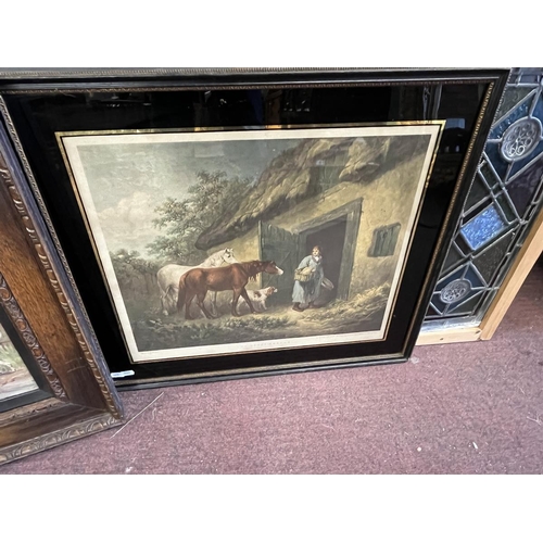 403 - 2 framed prints - Horse themes