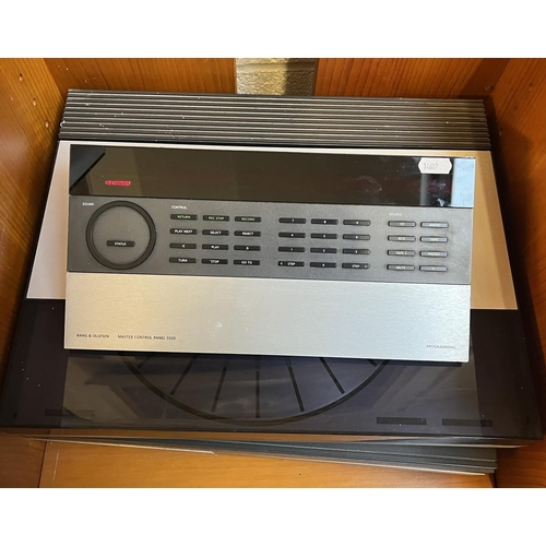 486 - Bang and Olufsen master control panel 5500 together with BeoGram 5500, BeoGram CD50, BeoCord 5500 an... 