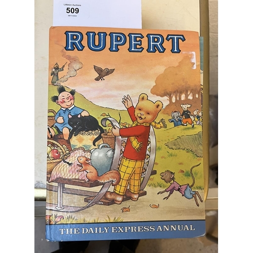 509 - 7 Rupert annuals