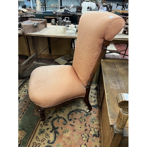 535 - Walnut nursing chair