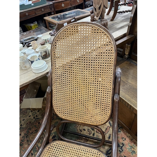 543 - Bentwood rocking chair