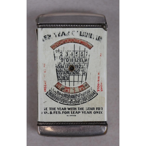 9 - Hallmarked silver matchbox case together a hallmarked silver whistle in the form of a dog and a mola... 