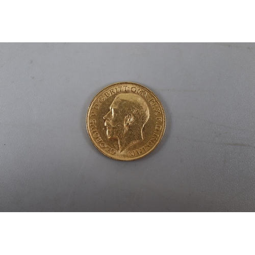 93 - 22ct gold sovereign dated 1911