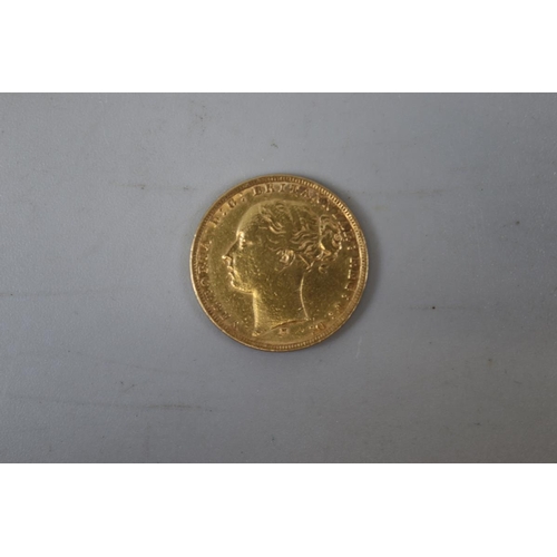 94 - 22ct gold sovereign dated 1879