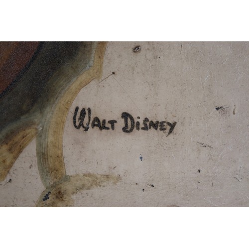 192 - Original Disney art work for BBC's The Children's Hour signed by Walt Disney - Pluto and The Water B... 