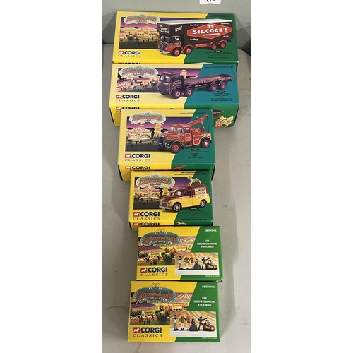 271 - Collection of Corgi Classics the Showman's Range die cast vehicles in original boxes