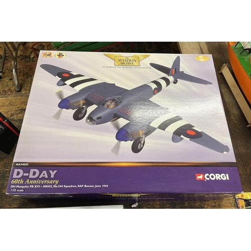 309 - Corgi 1/32 Scale Aviation Archive AA34602 DH Mosquito PRXVI as new in box D-Day 60th Anniversary