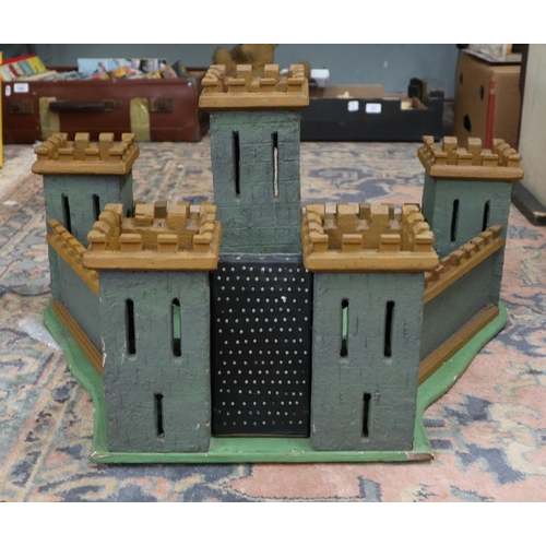 350 - Scratch-built model fort