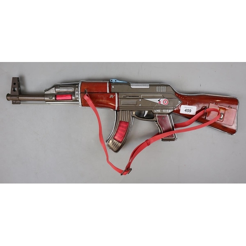 459 - Battery powered toy - QSH ME-614 Machine gun AK 47 - 1960-1969