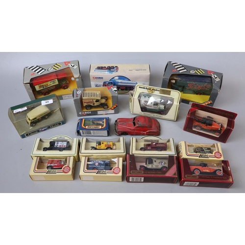 64 - Collection of die cast cars to include boxed Corgi