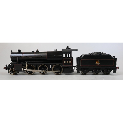 12 - Model railway Express Locomotive and tender in original box by Bassett-Lowke Ltd