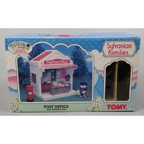 127 - 3 Sylvanian Family sets - Florist, Post Office and Pony and Trap in original boxes