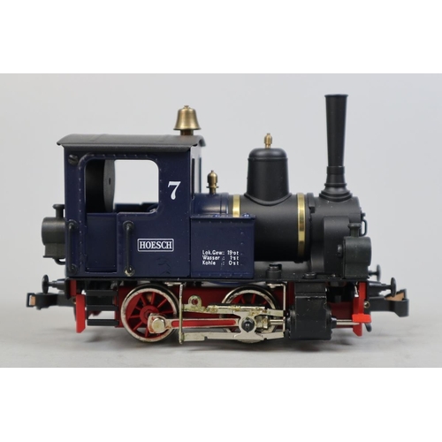 19 - Handcrafted ETS Locomotive and Carriage in original boxes