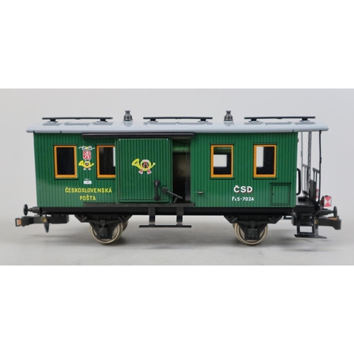 19 - Handcrafted ETS Locomotive and Carriage in original boxes