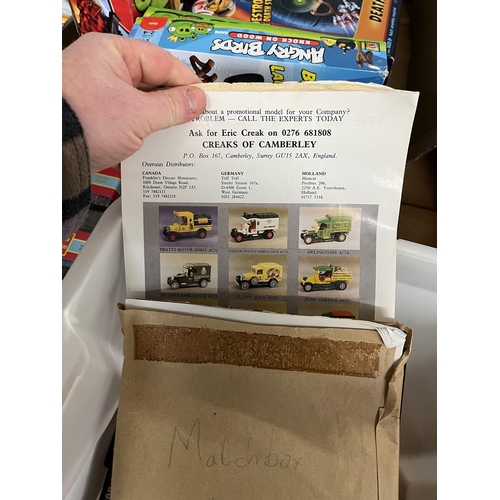 199 - Matchbox memorabilia to include boxed vehicles