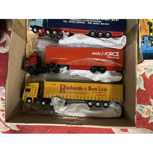 202 - Good collection of Corgi die cast lorry's