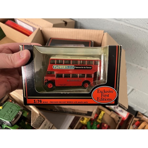 212 - Collection of die cast buses in original boxes Corgi & Efe