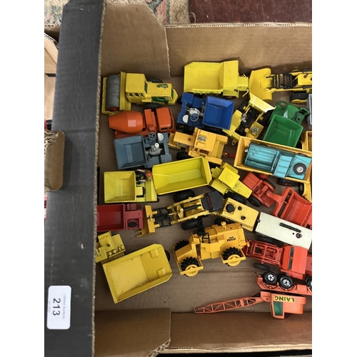 213 - Collection of die cast vehicles