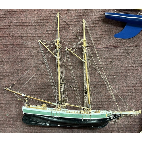 222 - Collection of model boats