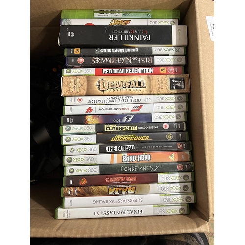 223 - X-Box 360 with games and accessories